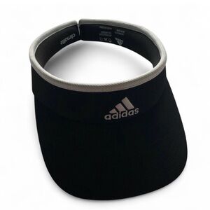Adidas Black and White Visor Hat